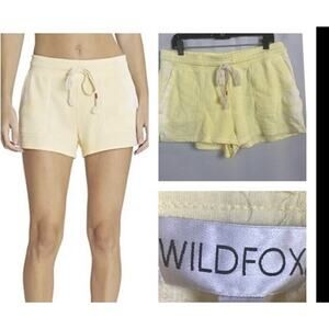 Wildfox Broken Dreams Ladies Shorts Lemon Meringue NWT XS